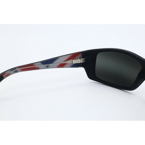 Maui Jim Wassup MJ 123-02HW Square Black Sunglasses Polarized Gray 60.5mm (B) - Picture 5 of 7